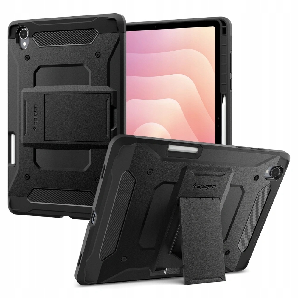 Spigen Tough Armor Pro etui z uchwytem do Samsung Galaxy Tab S11 czarne
