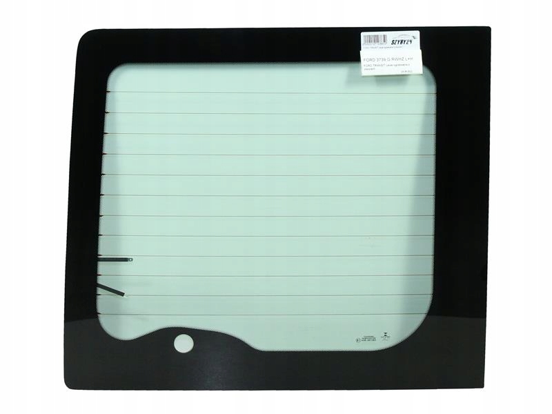 Nowa SZYBA TYLNA TYŁ W DRZWI FORD TRANSIT III IV 2000-2014 LEWA Ogrzewana