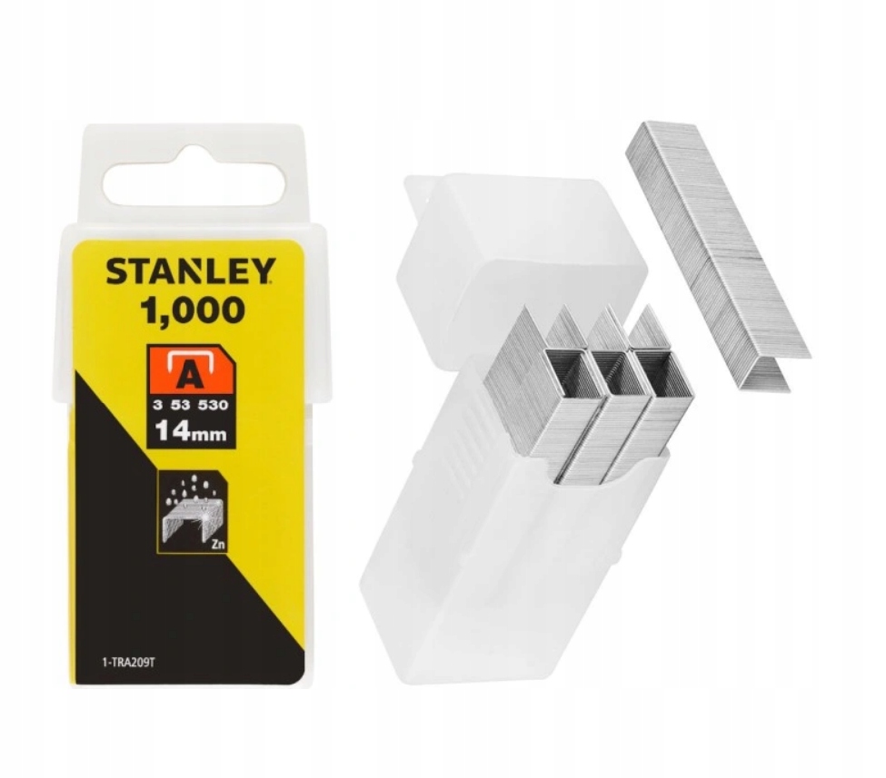 

Zszywki Typ A 14MM 1000SZT Tapicerskie Stanley