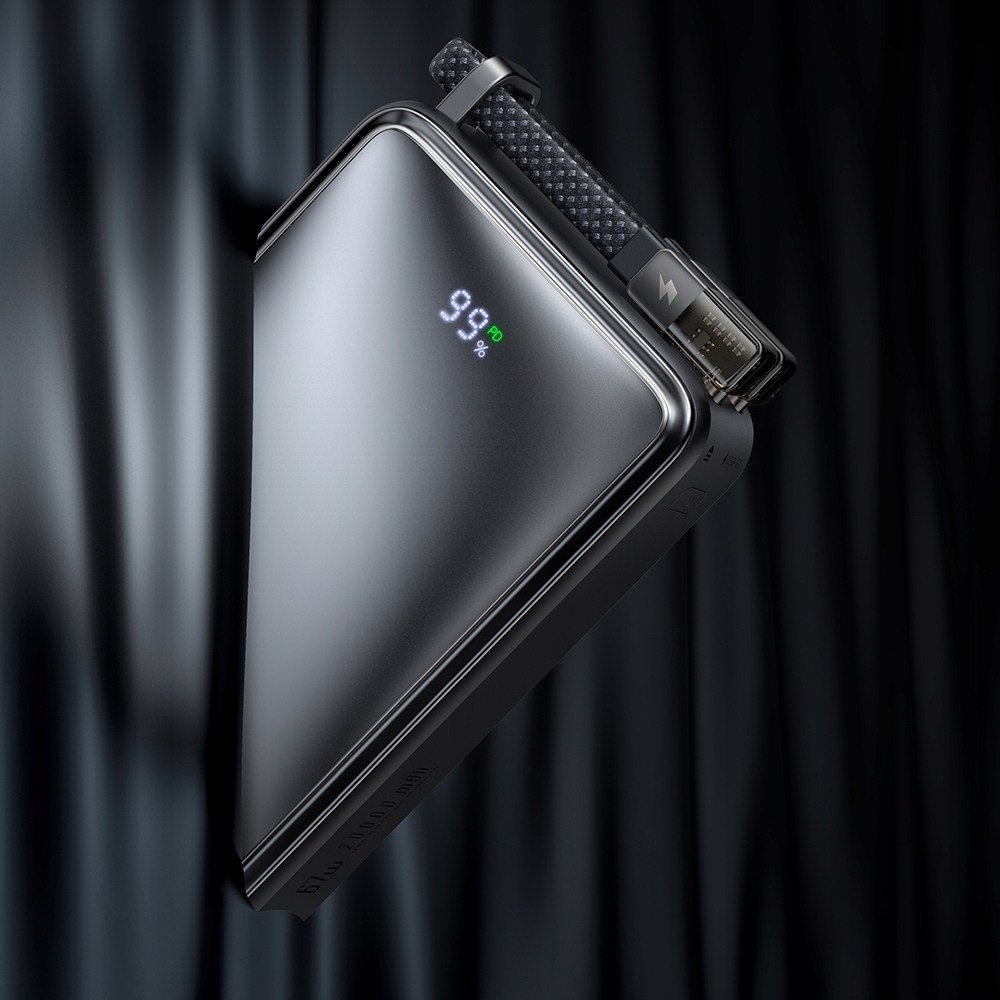 MCDODO POWERBANK 20000MAH Z WYŚWIETLACZEM 3X USB USB-C 67W + KABEL USB-C PD Typ akumulatora litowo-polimerowy