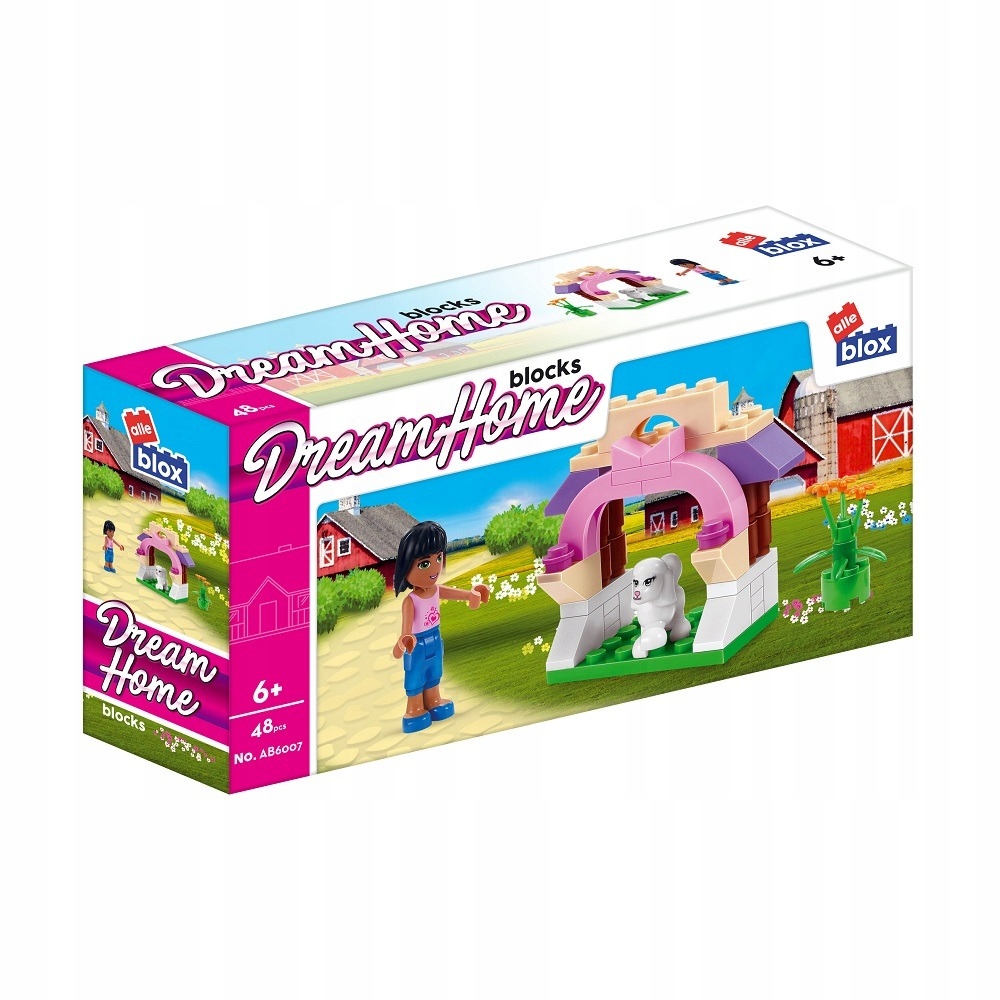 

Klocki Girl Alleblox Budka dla psa 48el