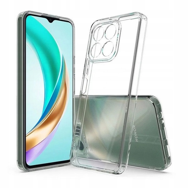 Etui ochronne Huawei Honor X6b, plastikowy tył + silikonowa ramka