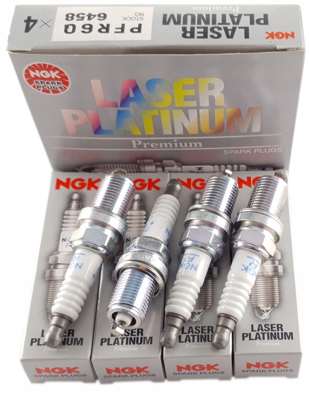

4X Świeca Zapłonowa Ngk PFR6Q 6458 Audi Vw 1.8T