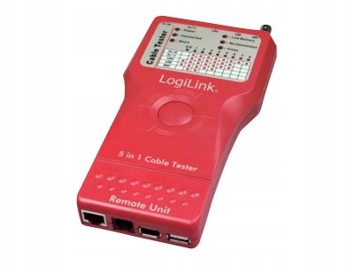 LogiLink WZ0014 Tester Okablowania 5w1