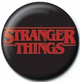 

Oryginalna Przypinka Stranger Things Logo 2,5cm