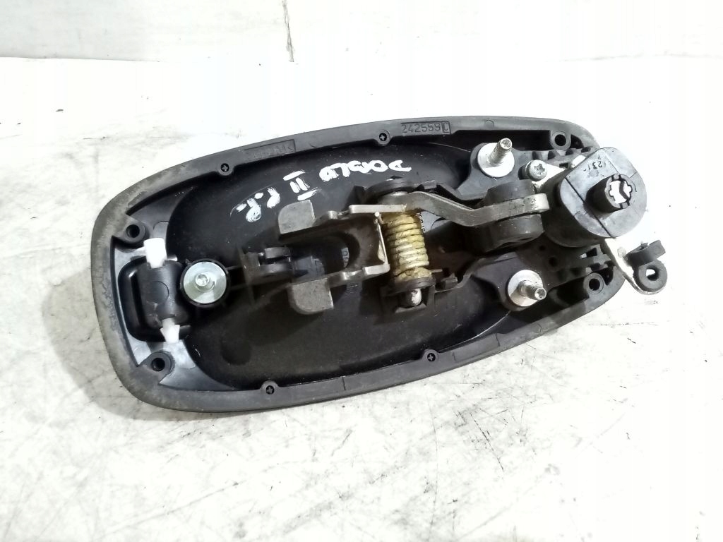 Fiat Doblo II 2 handle exterior right front front +key