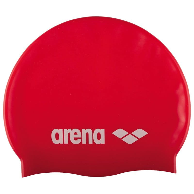 Czepek silikonowy na basen Arena Classic czerwony