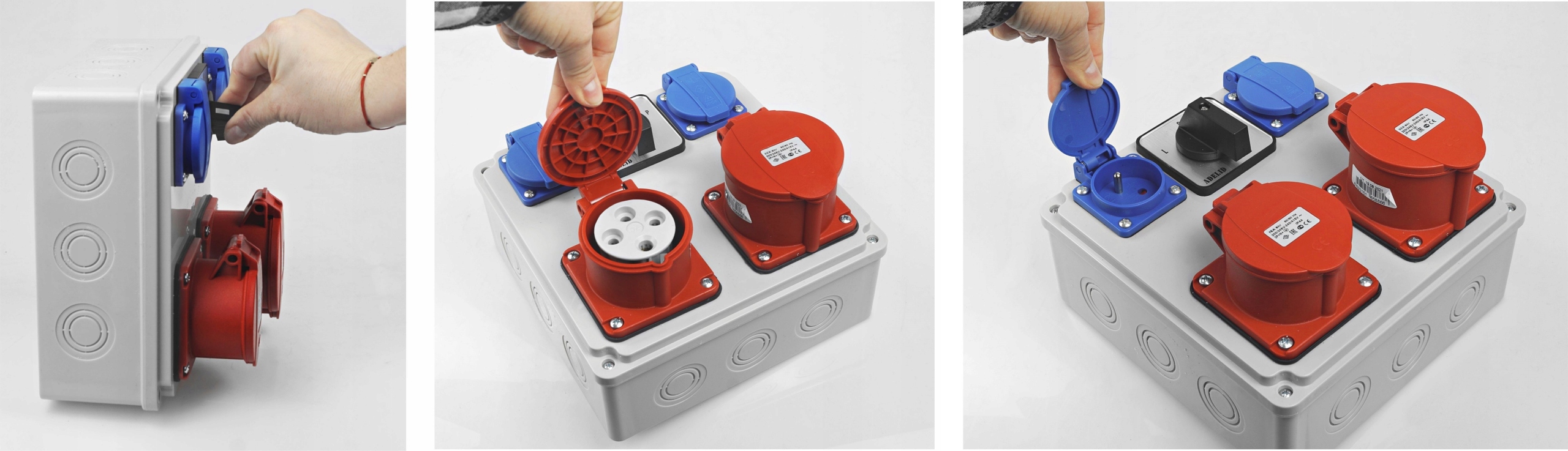 ROZDZIELNICA BUDOWLANA 32 16 4P Z WYŁĄCZNIKIEM L0P Prąd znamionowy 32 A