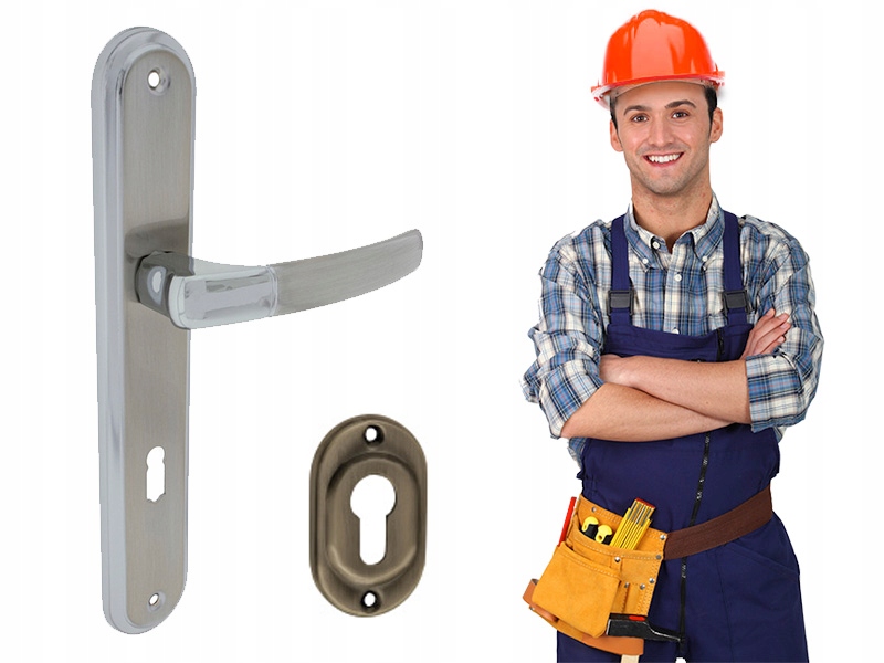 

Alubrass Klamka drzwiowa model Rodos