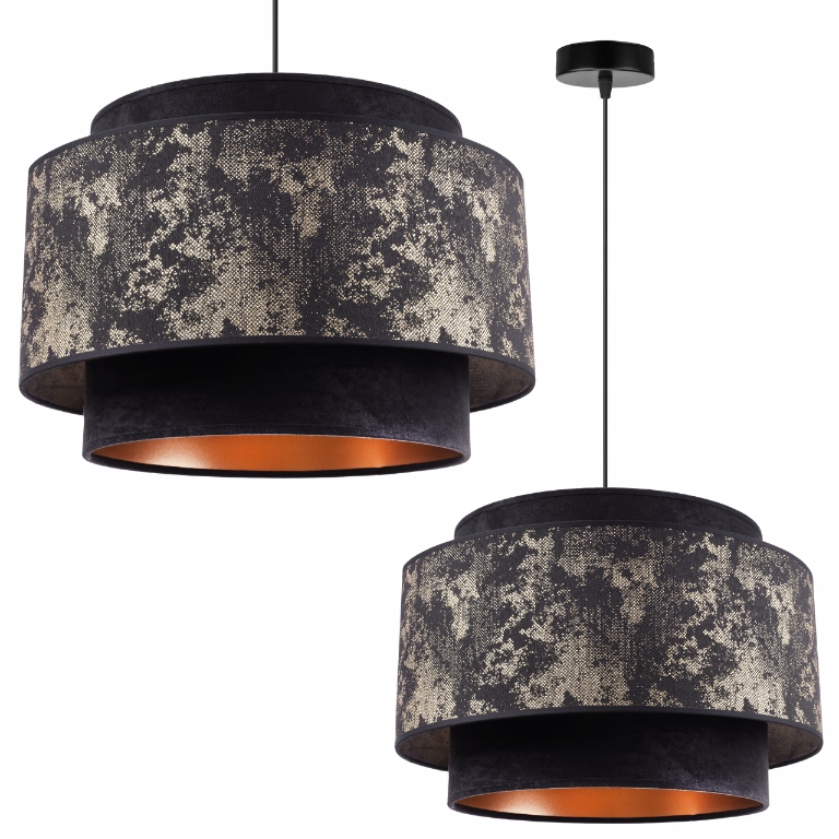 Stropná Závesná Lampa Luster Do Obývacej Izby Spálne Glamour Tienidlo