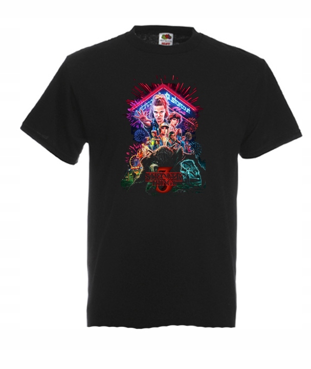 

XL Koszulka Męska Stranger Things Demogorgon