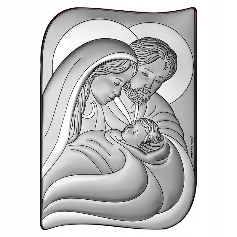 Obraz SREBRNY RODZINA ŚWIĘTA ŚLUB CHRZEST GRAWER Marka Azur