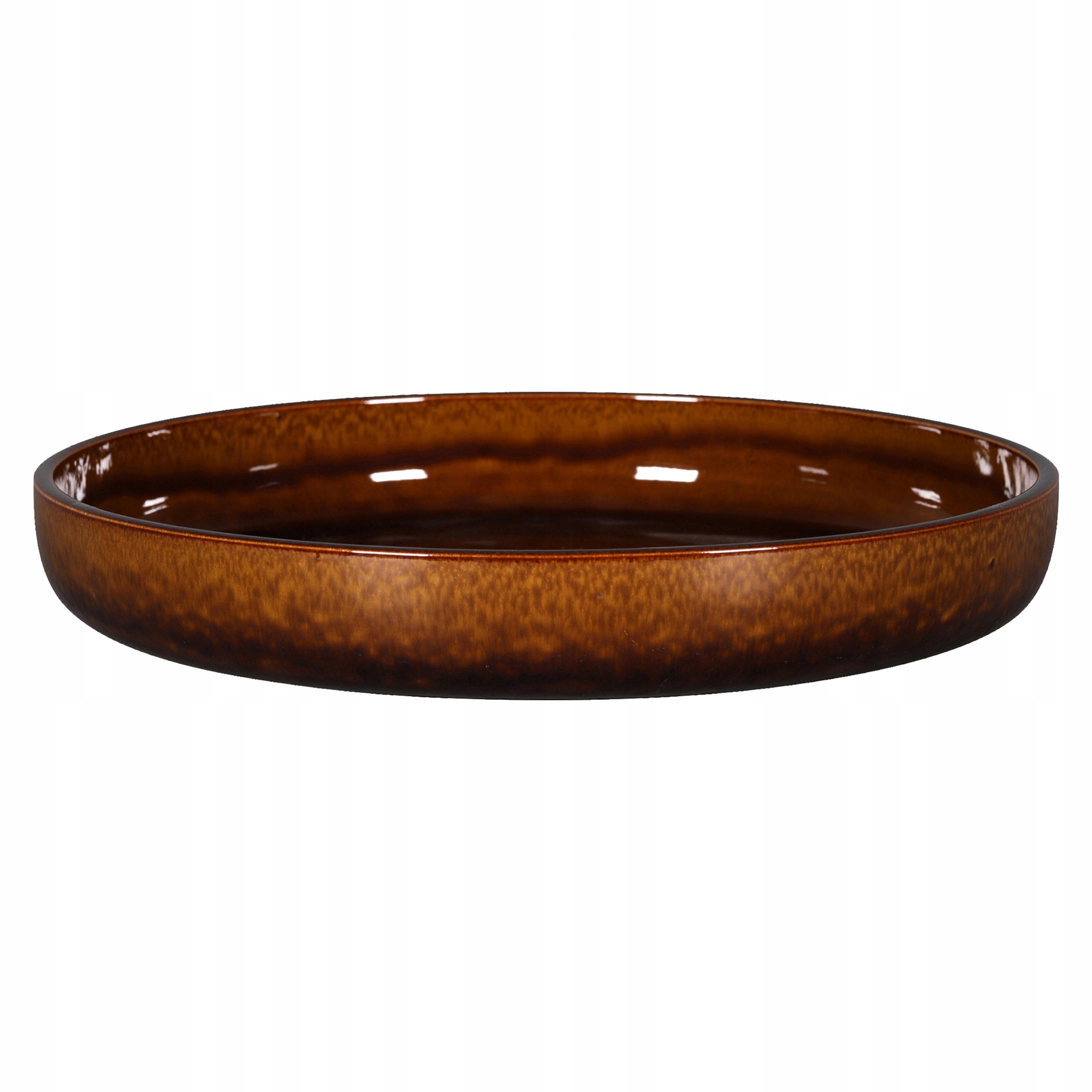 Porcelánový Rak Stone Hluboký talíř 29,5 cm jantarový