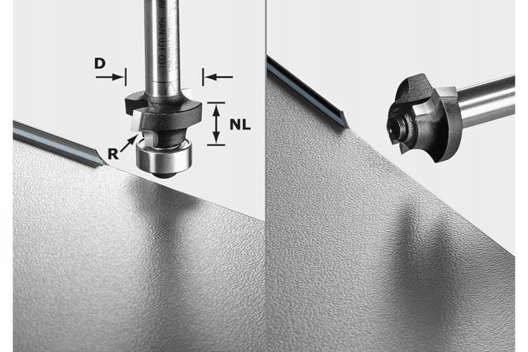 Festool Frez do zaokrągleń R3 D22-KL OFK 499797 Rodzaj frez pojedynczy