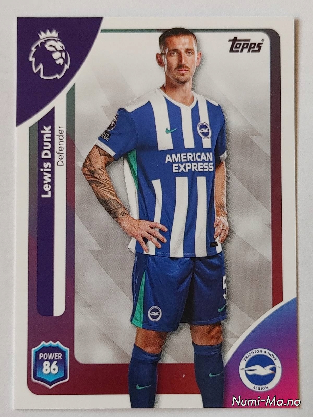Topps Premier League 2025-2026 NR.077 Brighton&h.albion Dunk 3991
