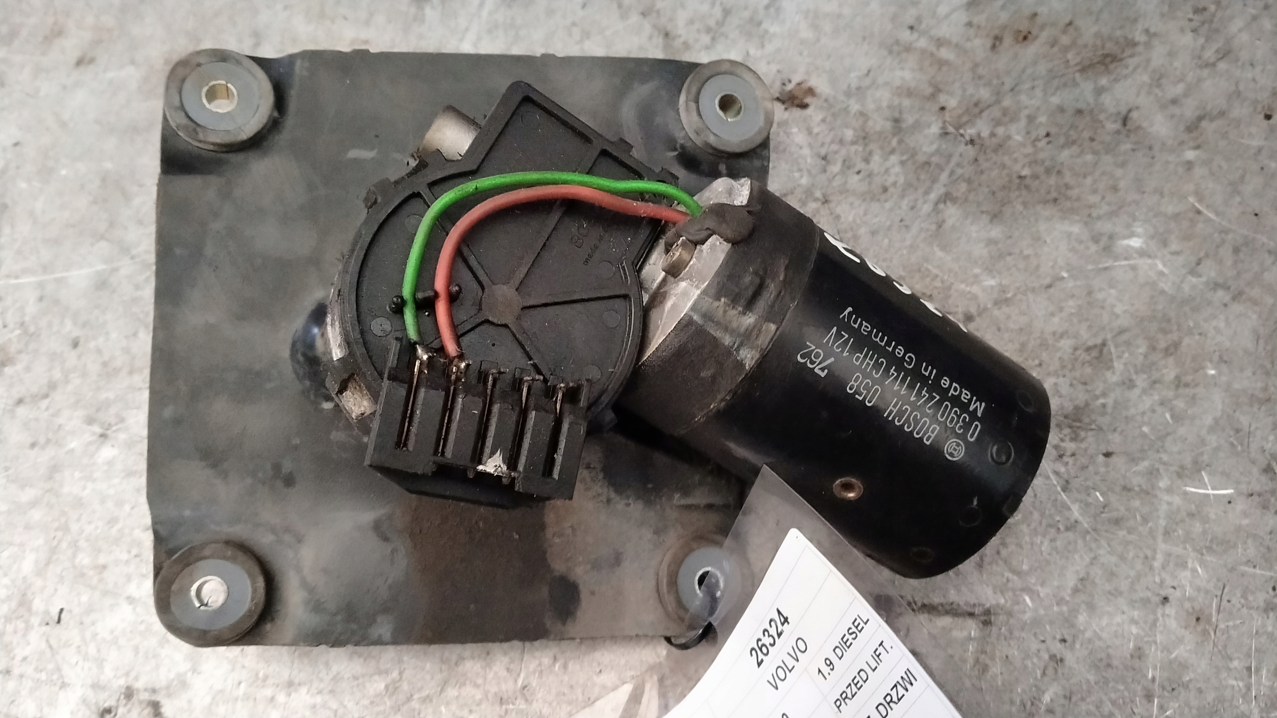 Volvo V40 mini motor of wipers front 0390241114