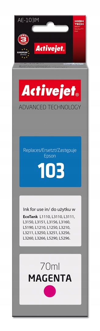 Tusz Activejet AE-103M Epson 103 C13T00S34A Suprem