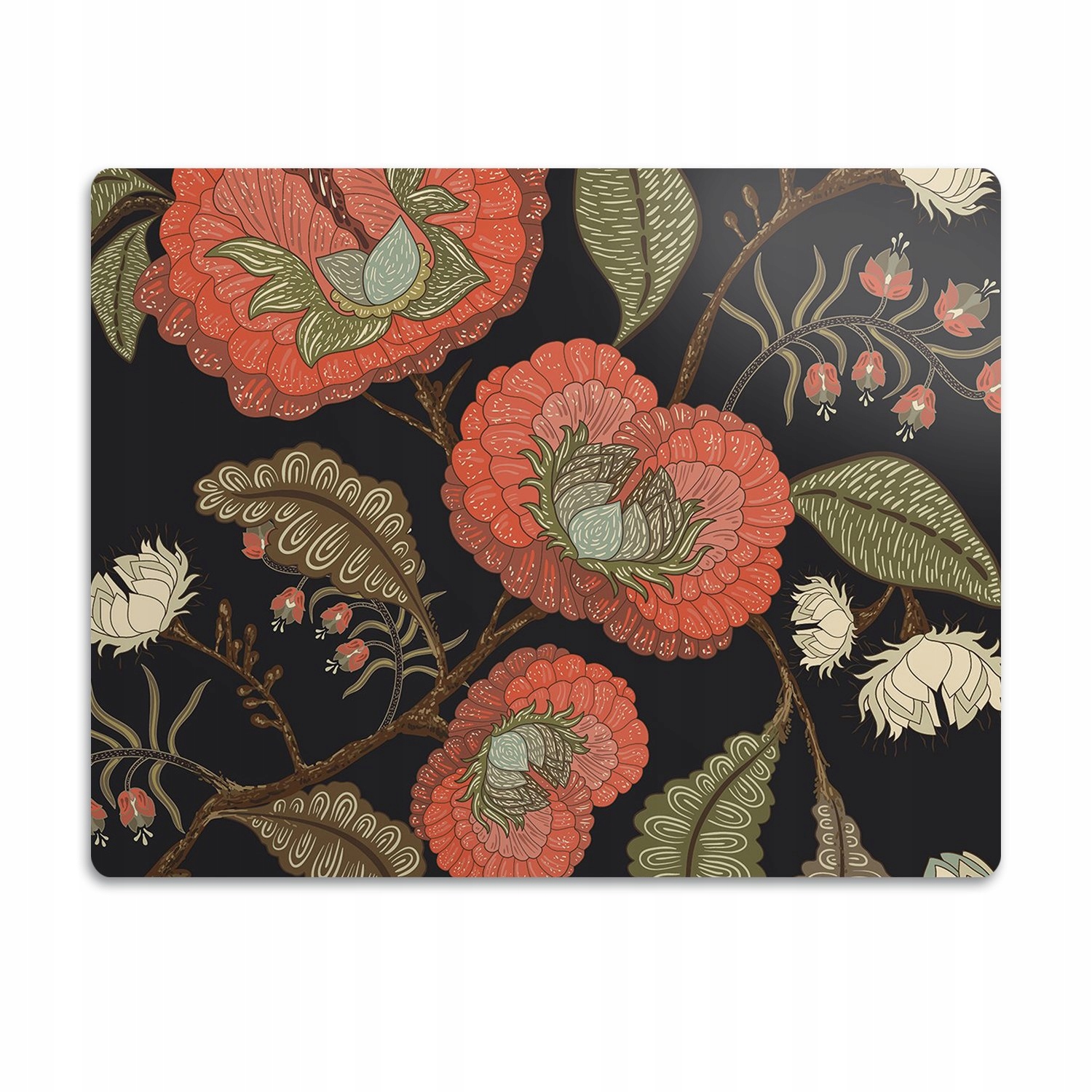 Levně Pro psa podložka pod misku Květiny retro 60x40 cm