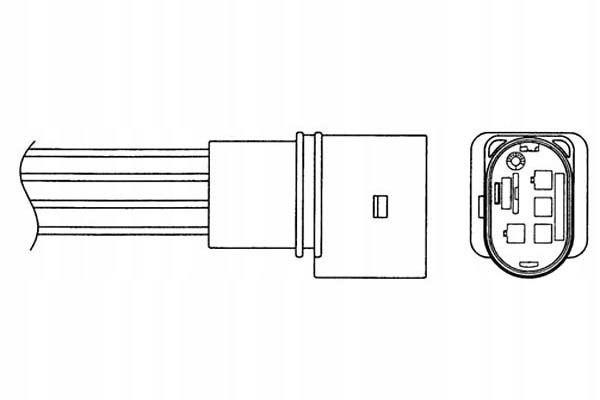 Ngk Lambda Sonda Vw 5-VODIČOVÁ Asistent řidiče #28