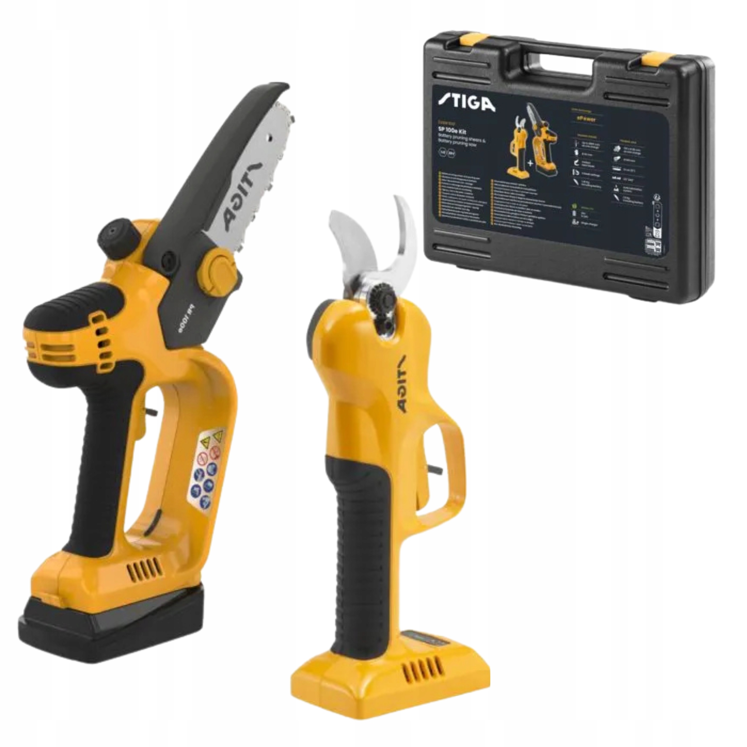 Piła Akumulatorowa Jednoręczna i Sekator Stiga Pilarka do Gałęzi Gałęziówka