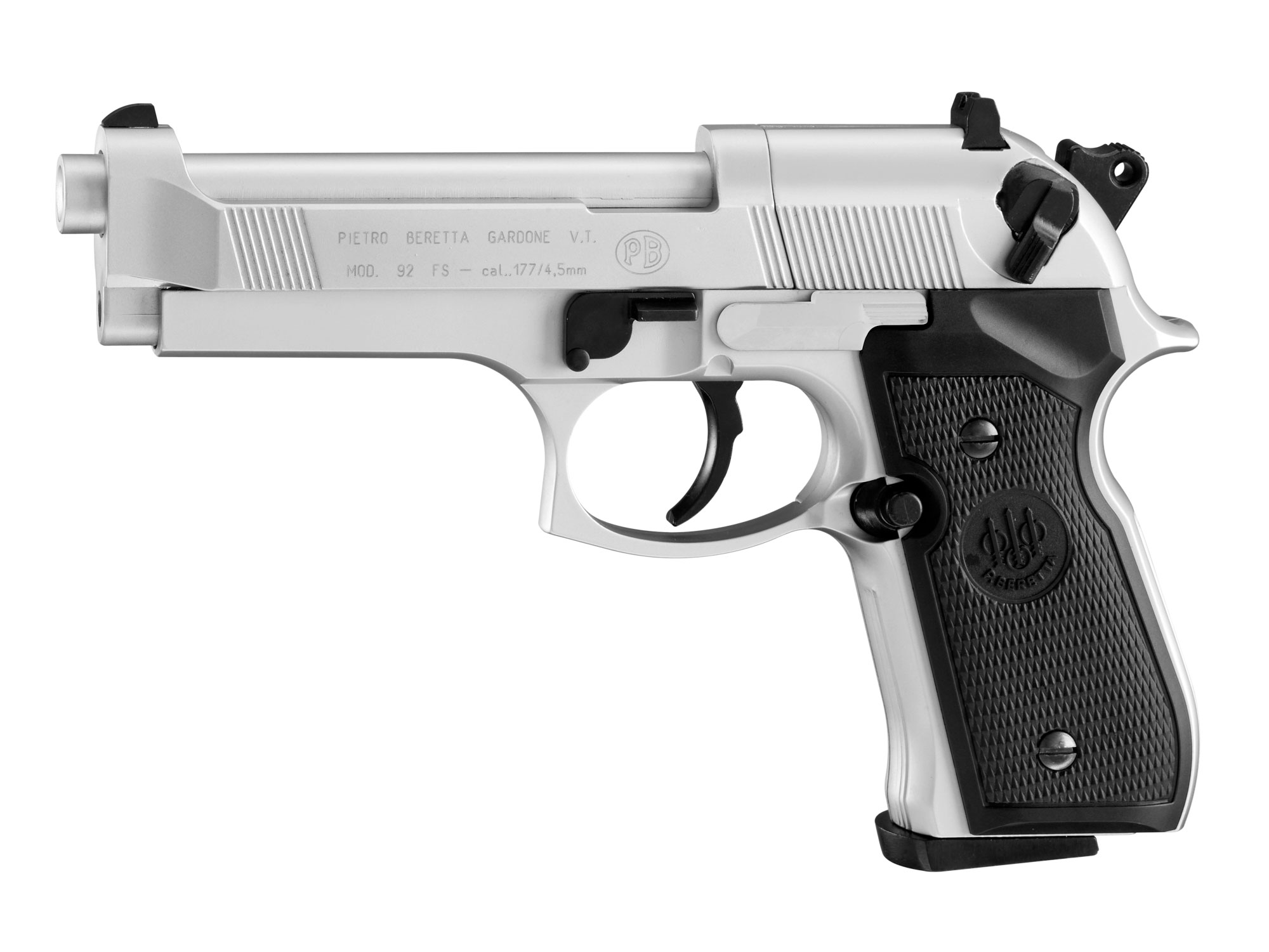 Pistolet Beretta M 92 Fs nickel 4.5 mm wiatrówka
