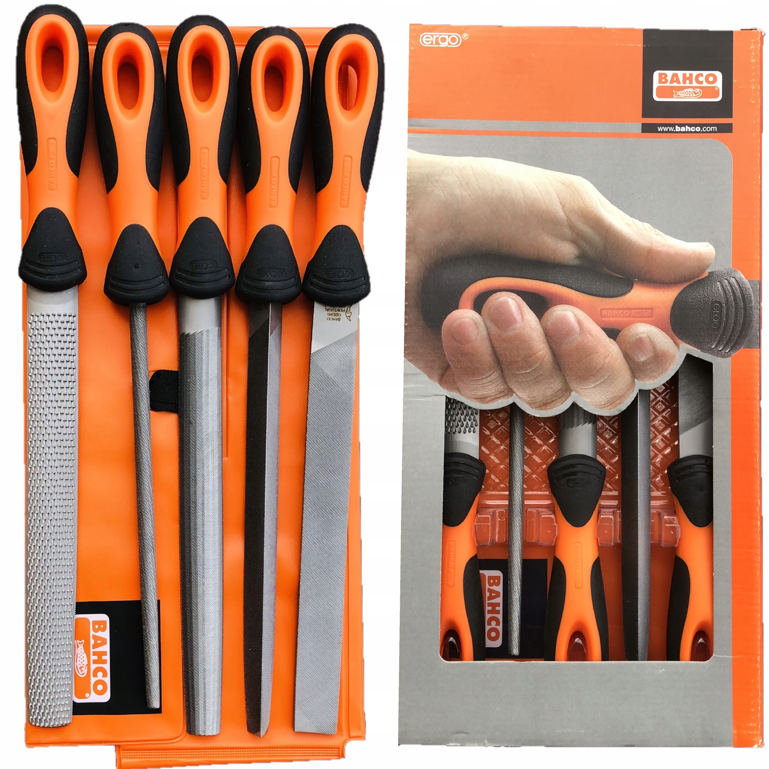 Bahco слюсарні файли набір 200 мм розріз 2