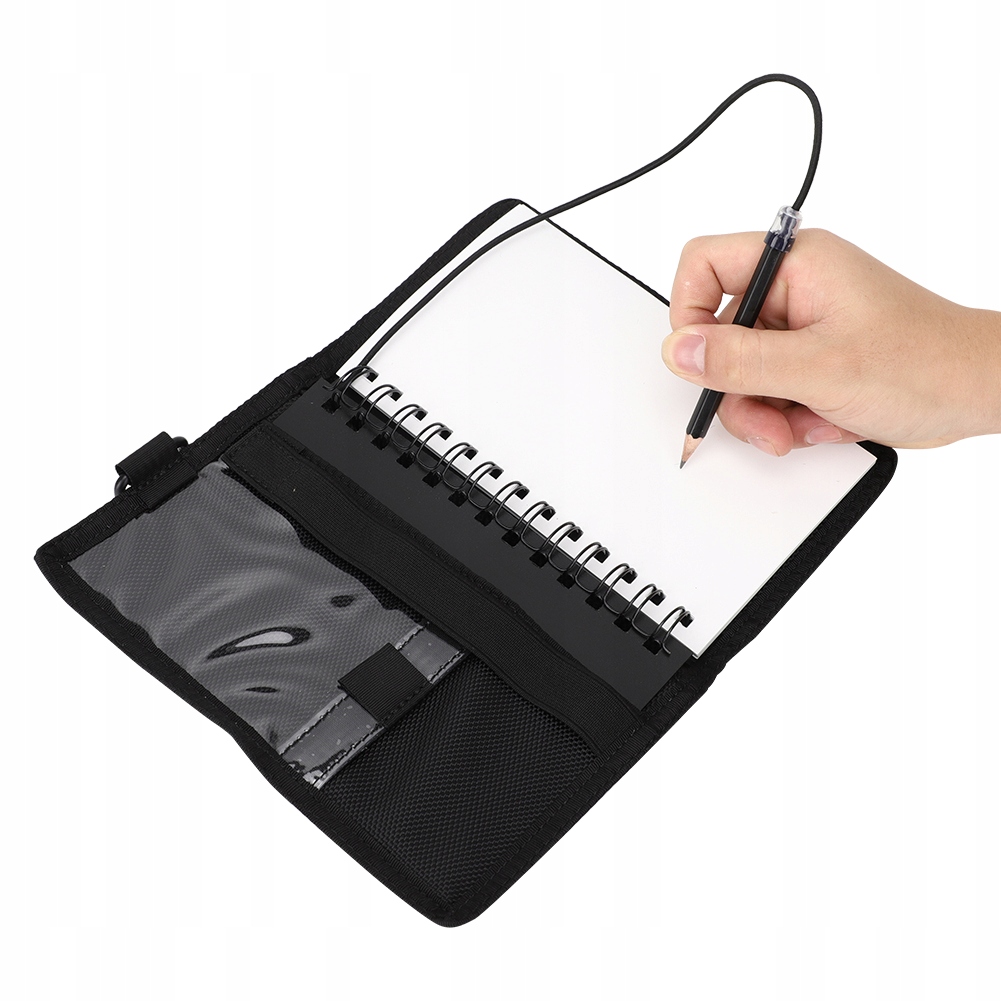 Log Book Z Otworami Do Organizera Dziennik Nurkowy Wodoodporny Czarny