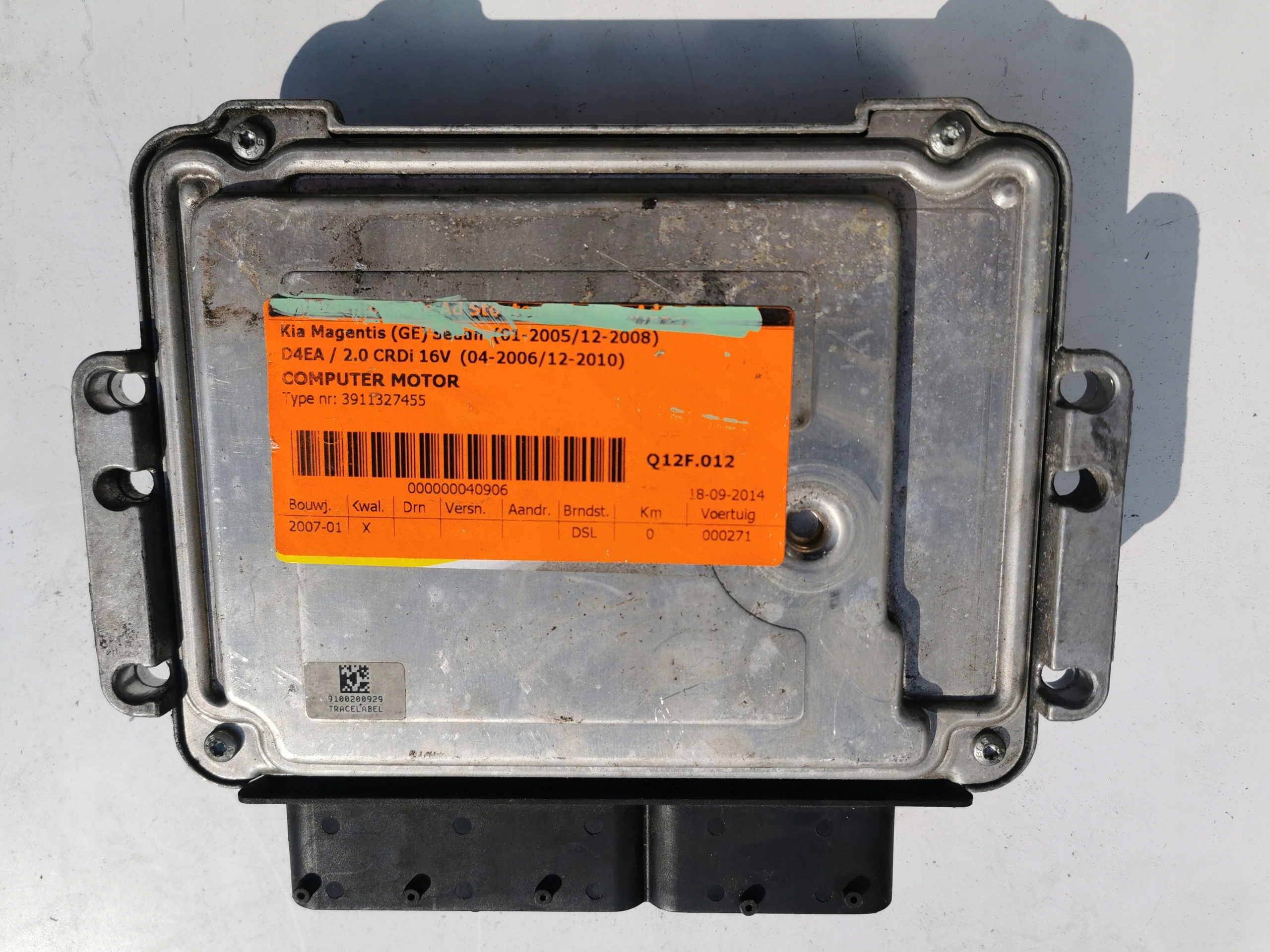 KIA MAGENTIS 2.0D 39113-27455 0281012774 computer