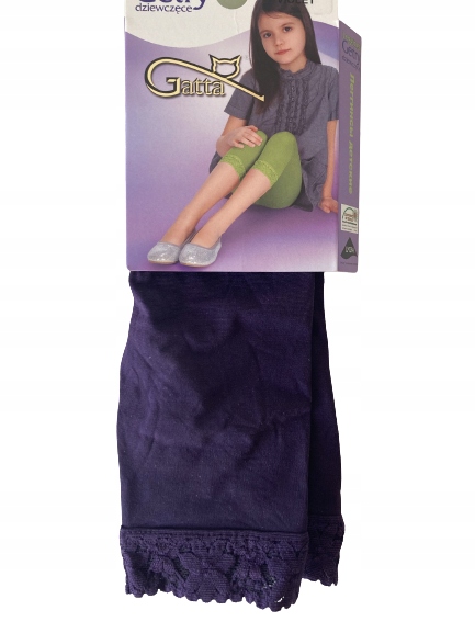

Legginsy z koronką getry Gatta #152-158 violet