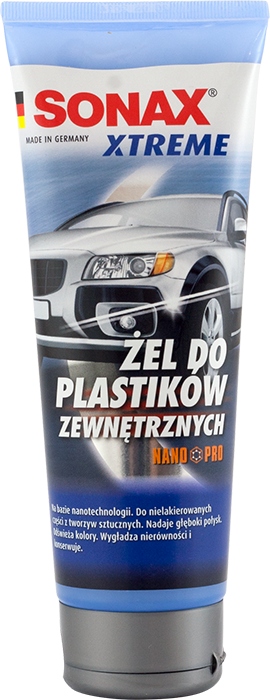 

Sonax Nano Żel Do Plastików Zewnętrznych 250ml
