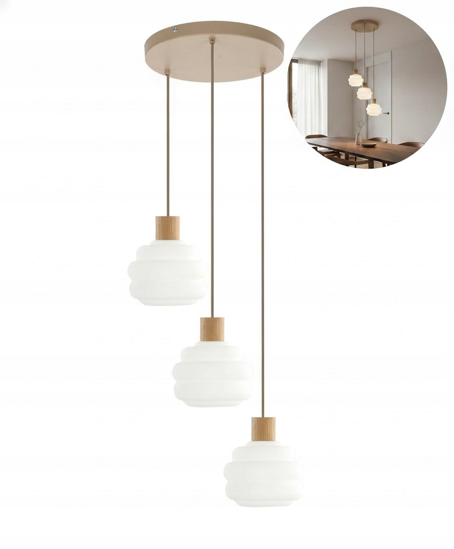 Závesná lampa Melia sklenená, elegantná do obývacej izby, jedáleň Tk Lighting