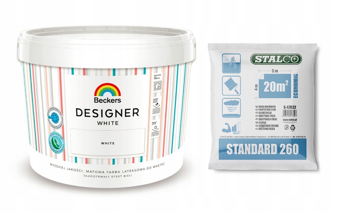 

Beckers Designer White Farba lateksowa Biała 10l