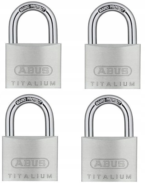 Abus Kłódka Titalium 727/40/4 System- 5 kluczy