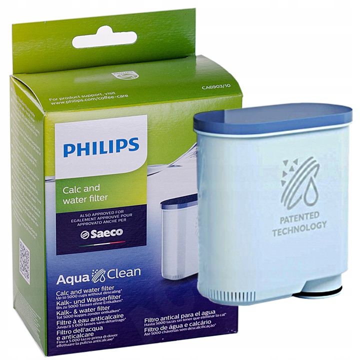 Philips Saeco Filtr AquaClean do ekspresu CA6903 Rodzaj filtr do wody