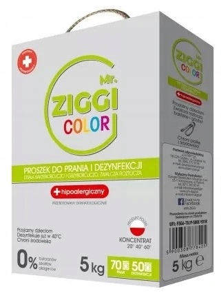 

Mr. Ziggi proszek do prania 5 kg Color