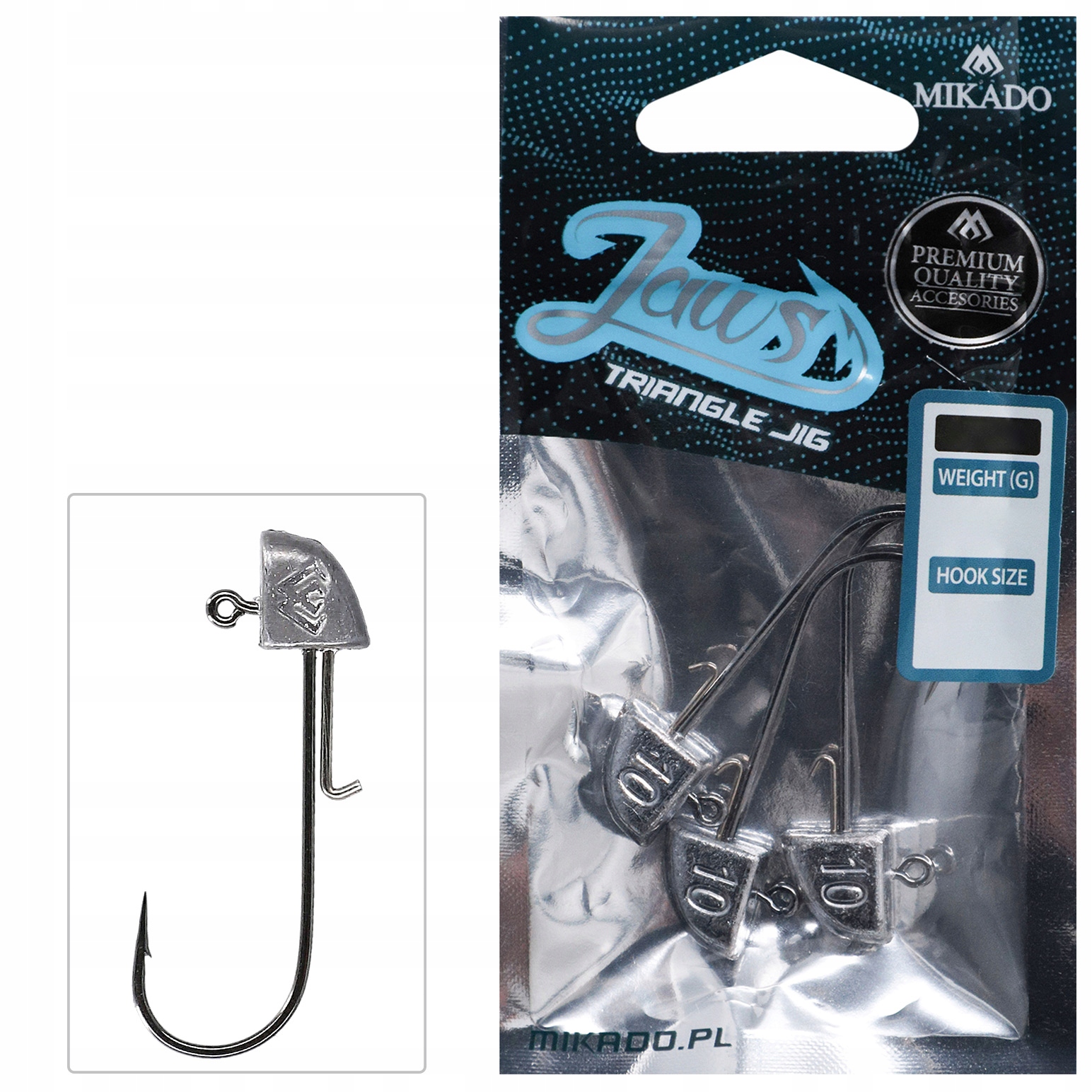 Mikado Jaws Główka Trójkątna 1 4g