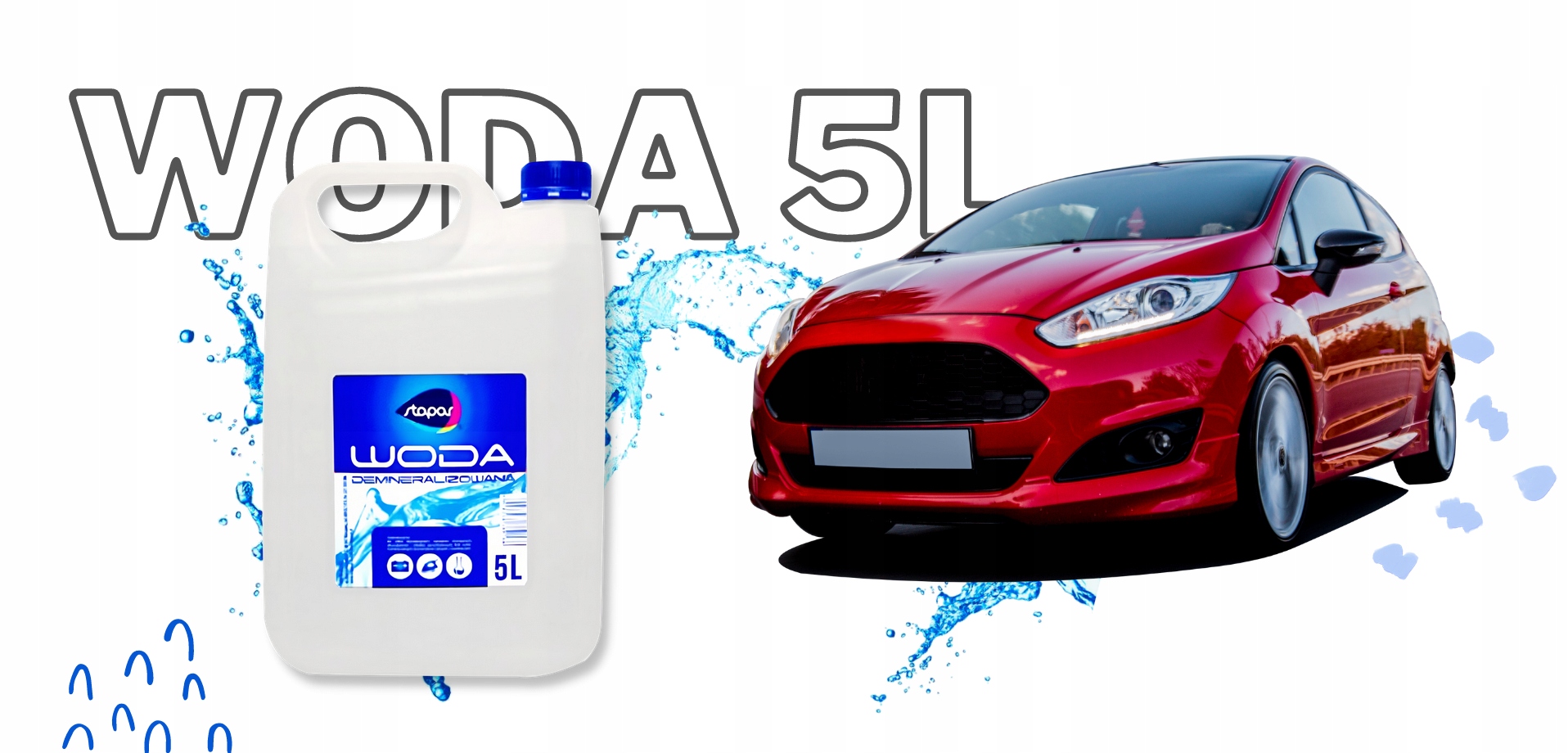 Woda destylowana 5L demineralizowana czysta Producent AVI