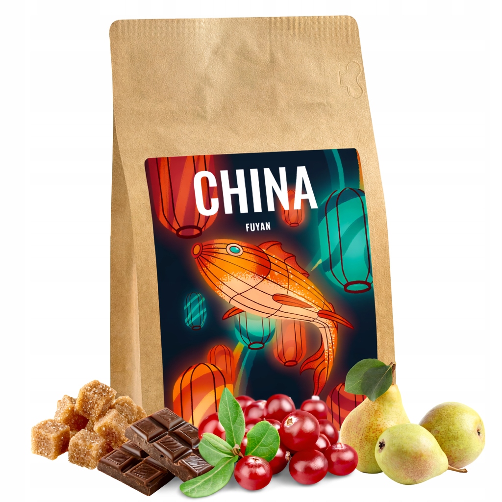 Káva zrnková specialty China Fuyan 500 g světle pražená 100% Arabika čerstvá