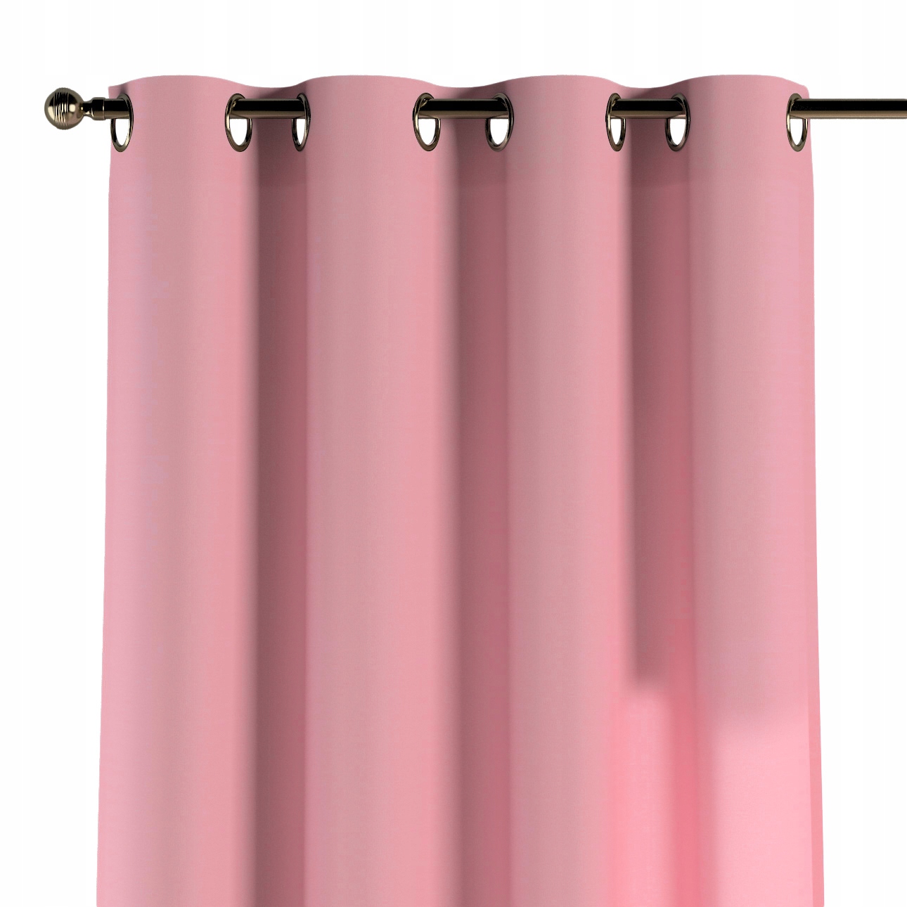 Záves na kolieskach 1 ks 130x245 cm ružový