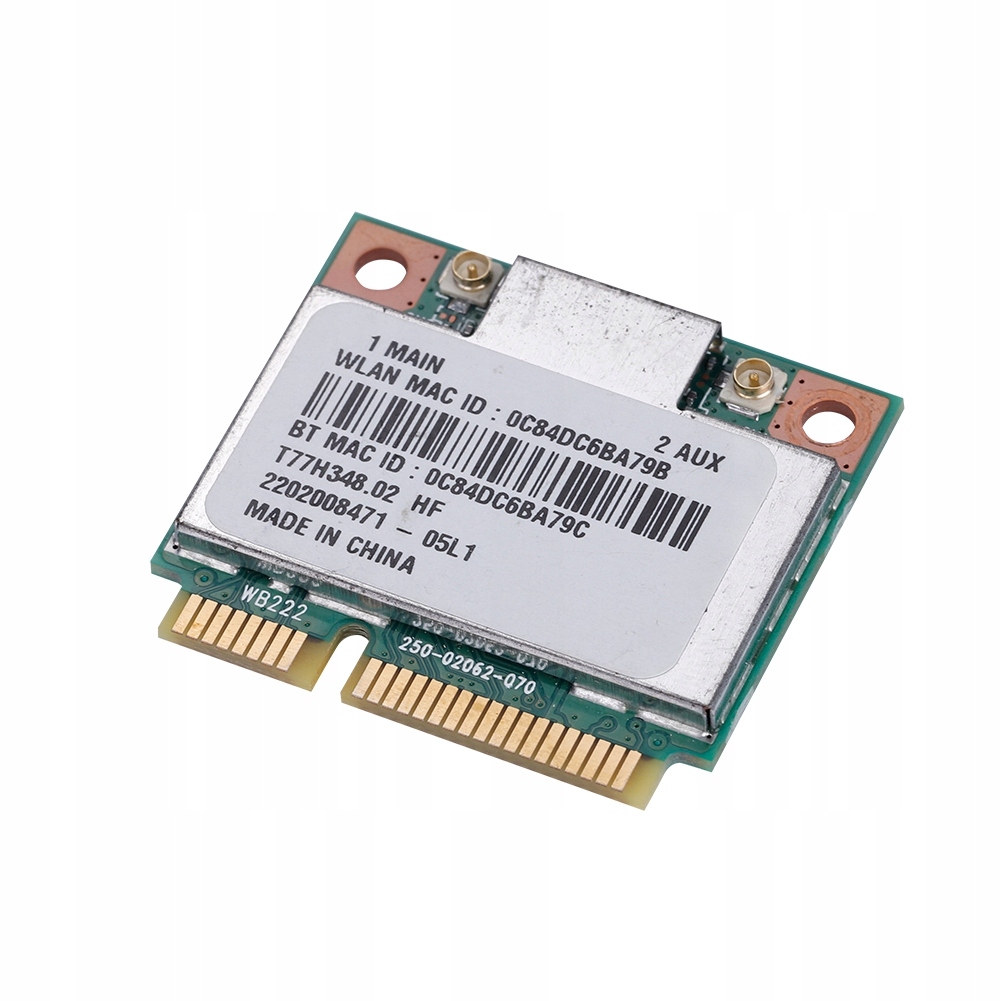 

Karta Bezprzewodowa 2.4G/5GHZ AR5B22 Pci-e Wifi