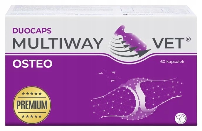 Multiway Vet Duocaps Osteo – stawy dla psa i kota 60kapsułek