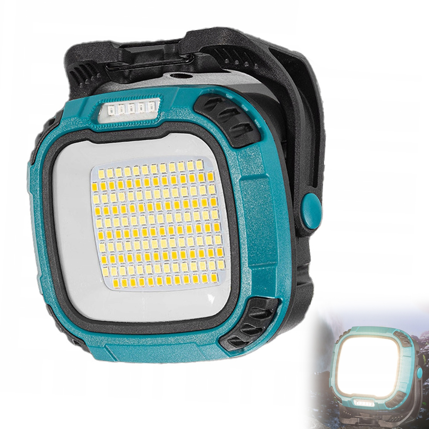 Halogen Led Przenośny Z Akumulatorem Mała Warsztatowa Lampa Z Ładowarką Usb