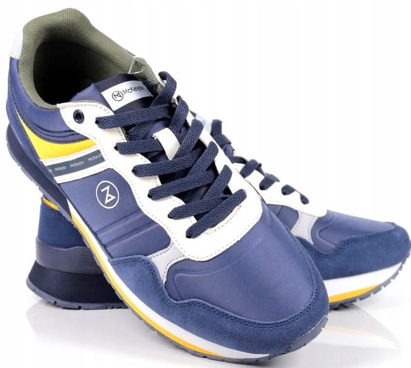 Pánské Sportovní Boty Tmavě Modré Polokožené Tenisky Adidasy