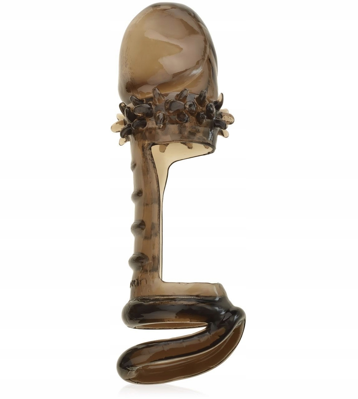 Nakładka na penisa Xsara żel czarny