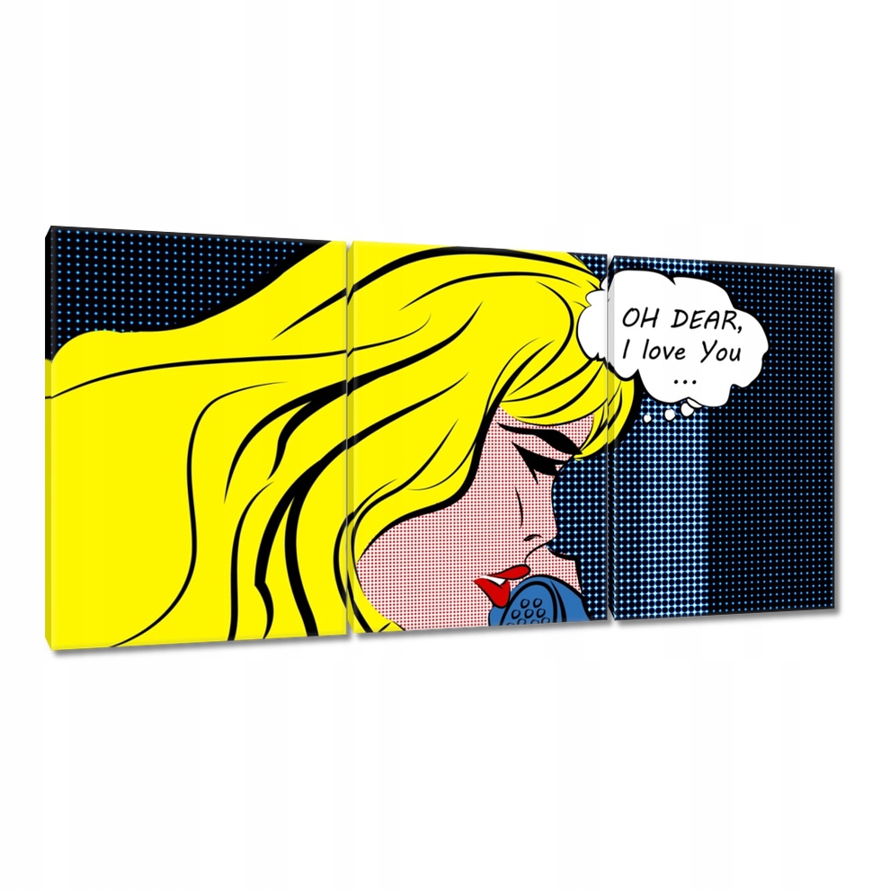 

Obrazy 120x60 Oh Dear I love you Komiks