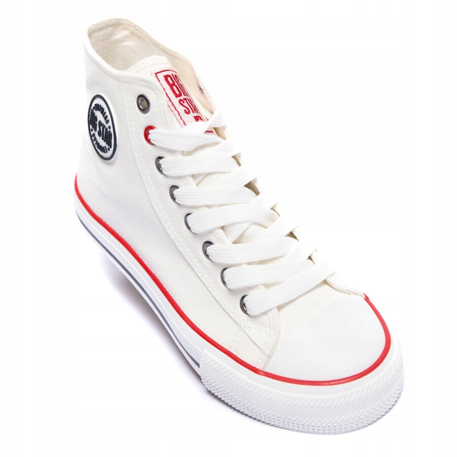 Big Star Pánské vysoké tenisky bílé JJ174602 101 46