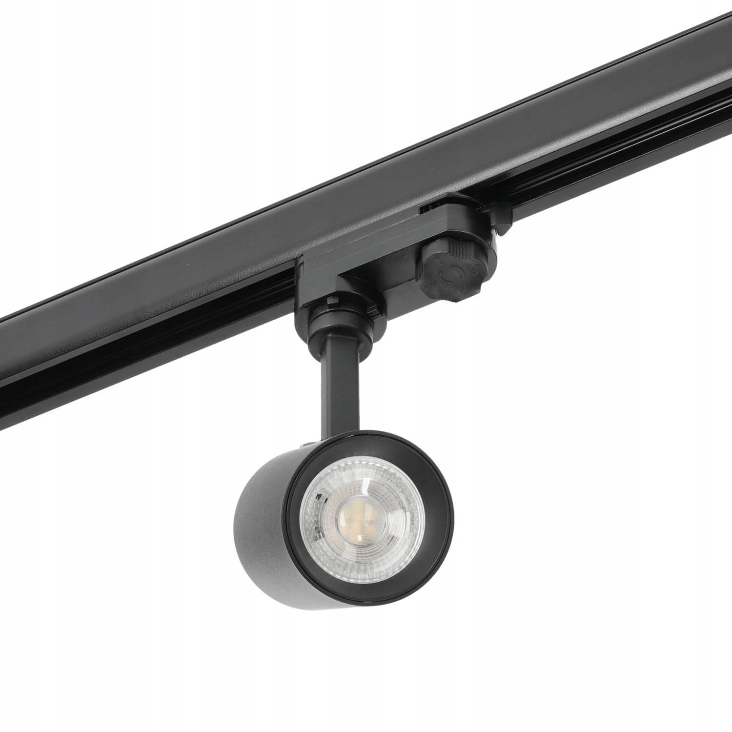 Sada kolejnicová 3-fázová kolejnice 1 m x 2 4 lampy GU10 spojovací prvek a vnější krytka