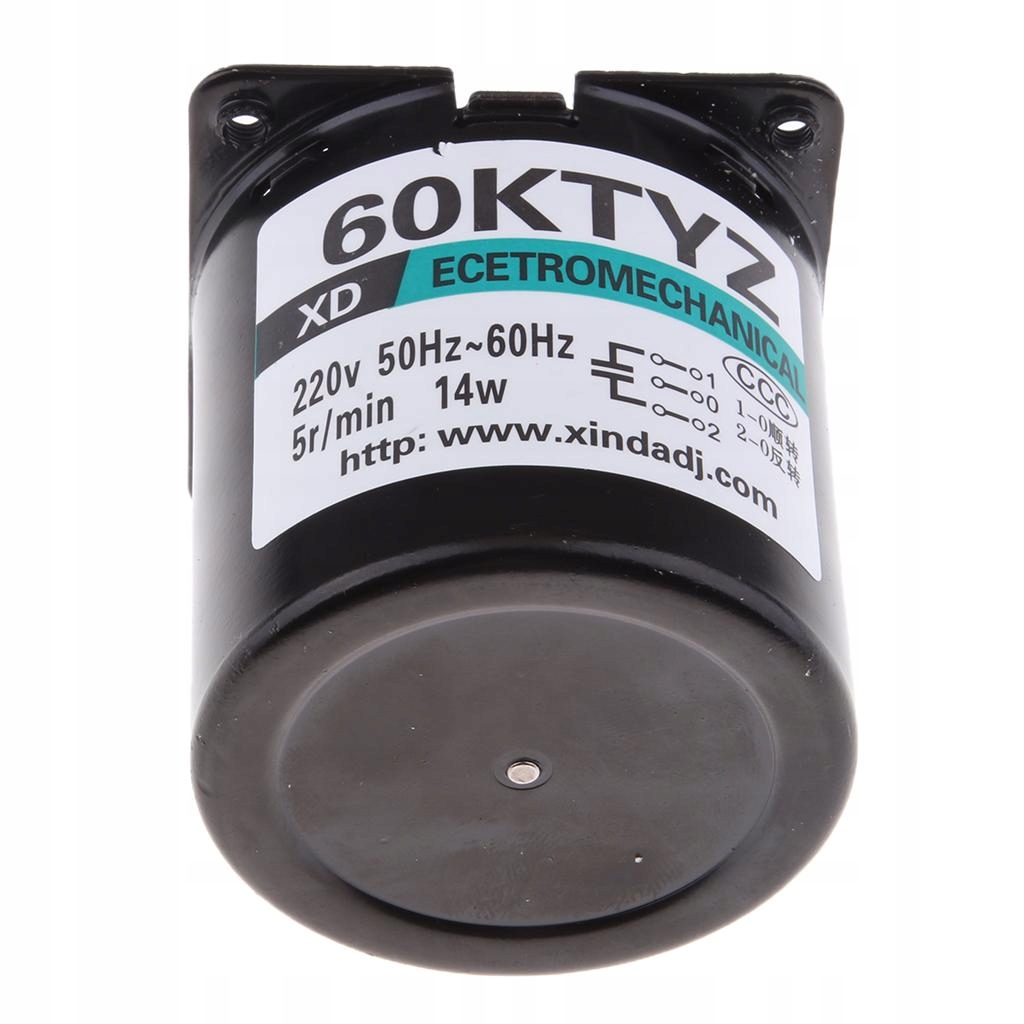 60KTYZ 220 V 5 obr./min przekładnia wału środ Marka bez marki