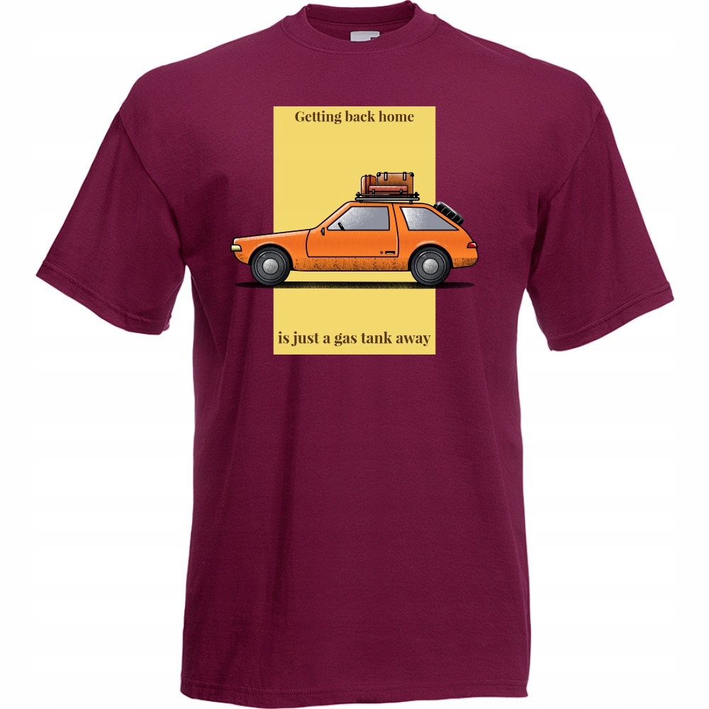 

Koszulka auto samochód oldschool XL burgund