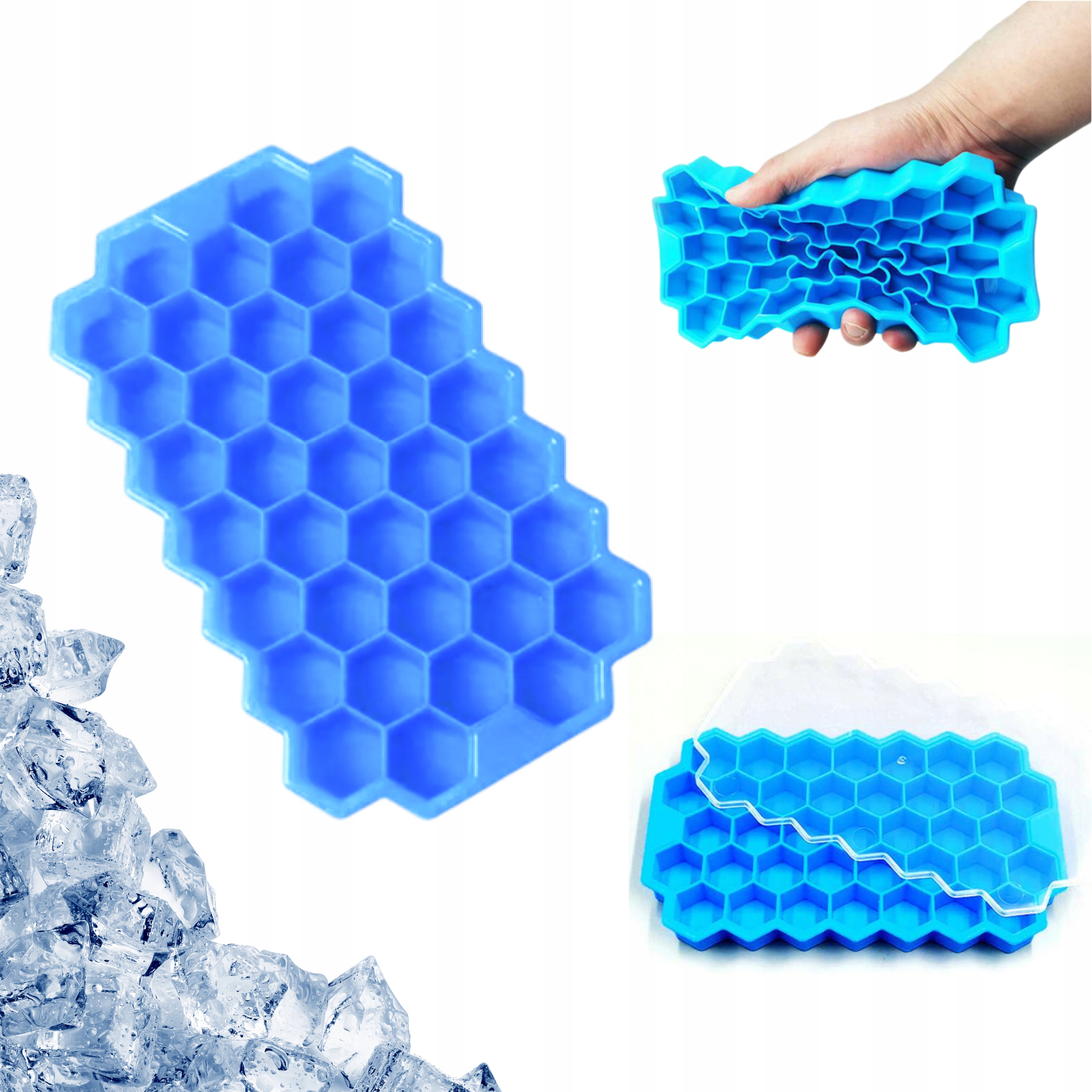 FORMA DO KOSTEK LODU FOREMKA NA LÓD LODY PLASTER MIODU 37 KOSTEK